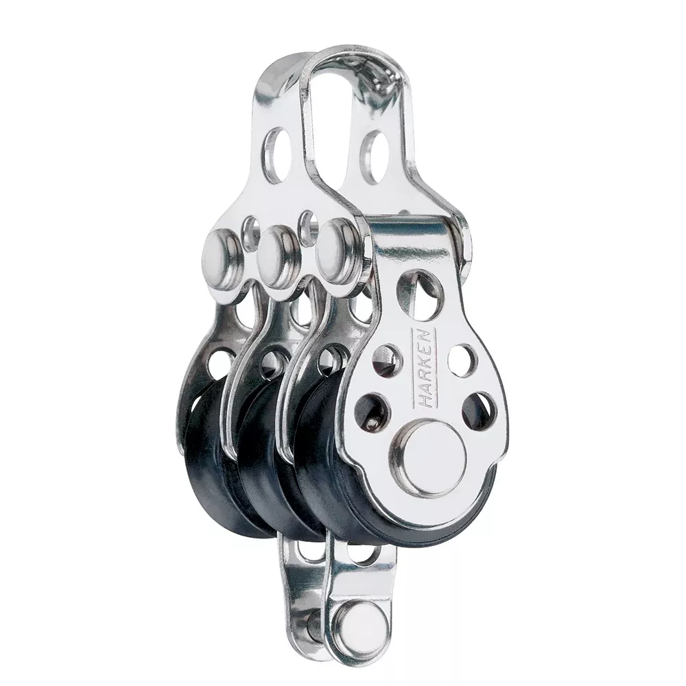 harken-16mm-triple-block-w-becket-fishing Harken 16mm Triple Block w/Becket - Fishing