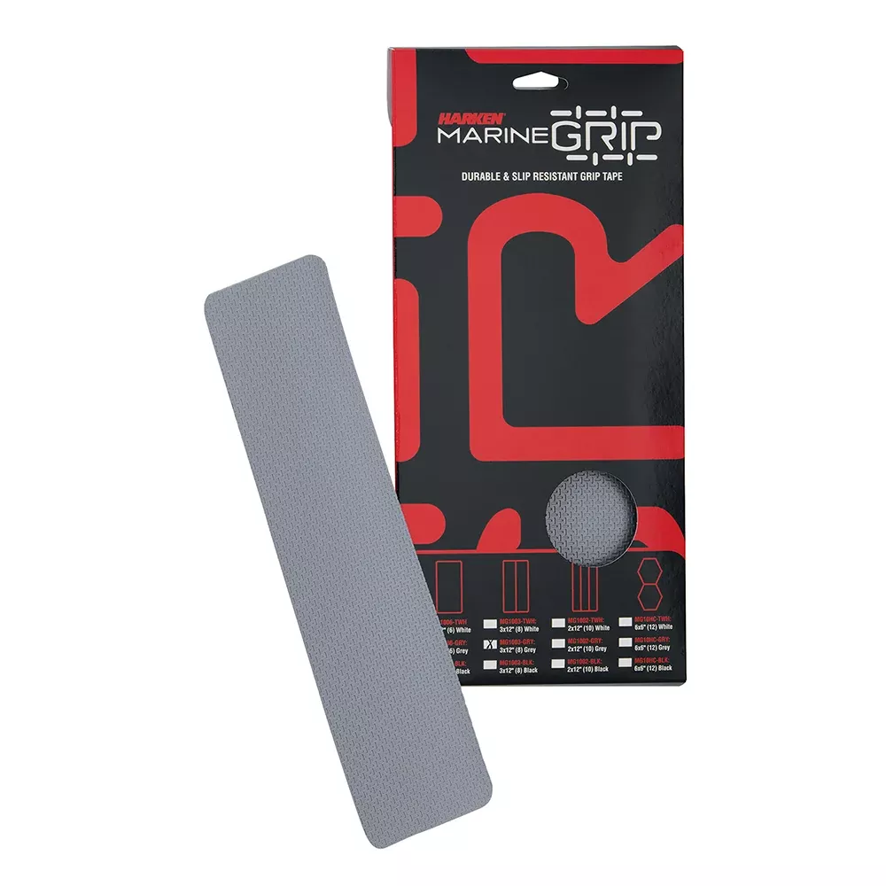 harken-marine-grip-tape-3-x-12-quot-grey-8-pieces Harken Marine Grip Tape - 3 x 12" - Grey - 8 Pieces