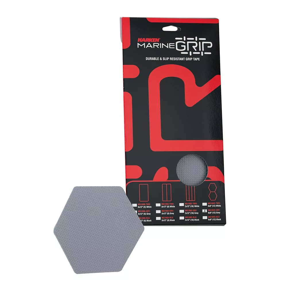 harken-marine-grip-tape-honeycomb-grey-12-pieces Harken Marine Grip Tape - Honeycomb - Grey - 12 Pieces
