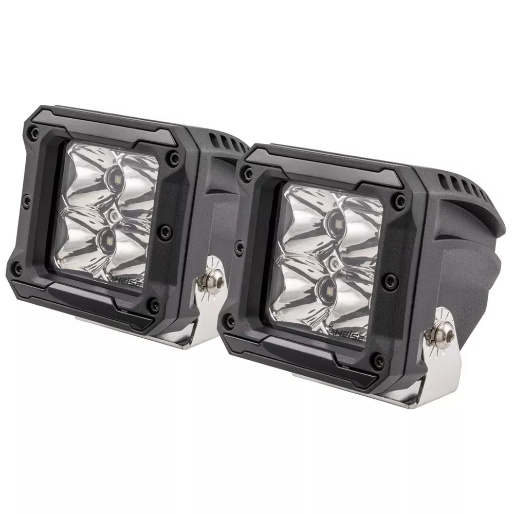 heise-4-led-cube-light-w-harness-spot-beam-3-quot-2-pack HEISE 4 LED Cube Light w/Harness - Spot Beam- 3" - 2 Pack