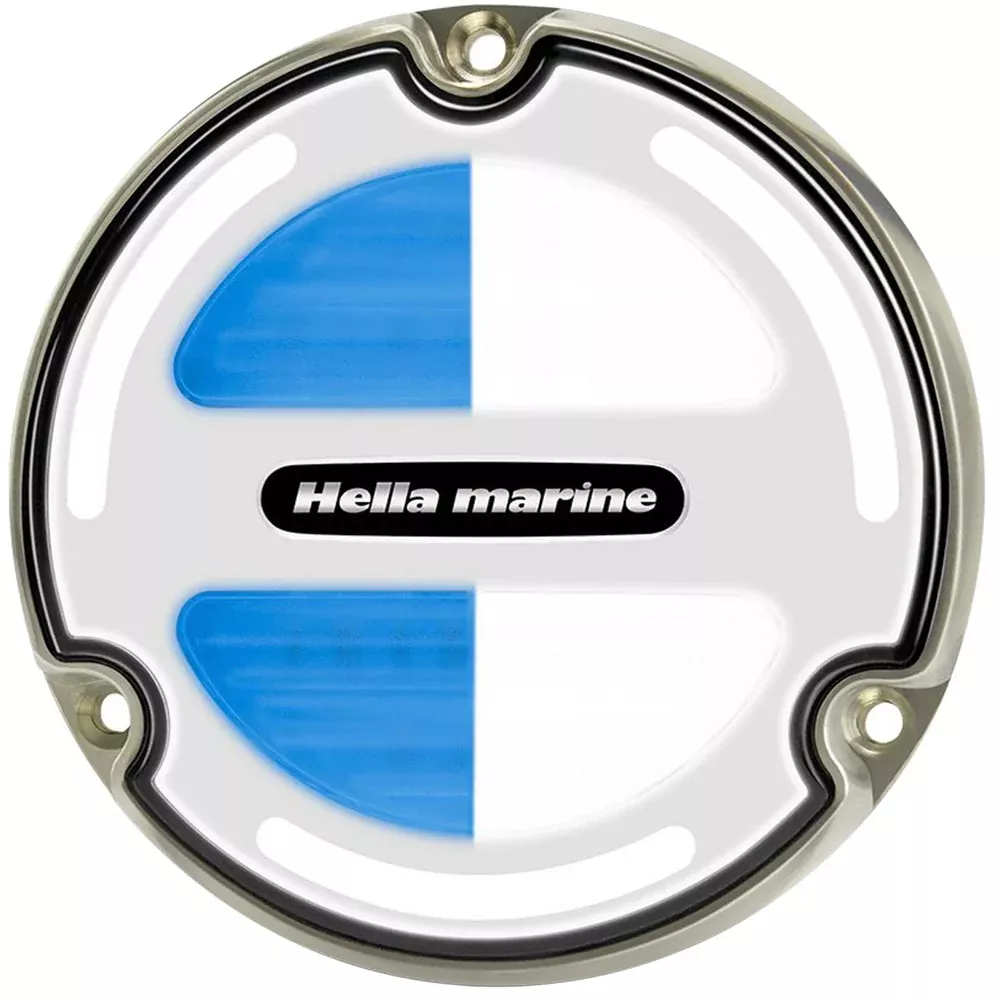 hella-marine-apelo-a3-white-blue-underwater-light-bronze-white-lens Hella Marine Apelo A3 White/Blue Underwater Light - Bronze - White Lens