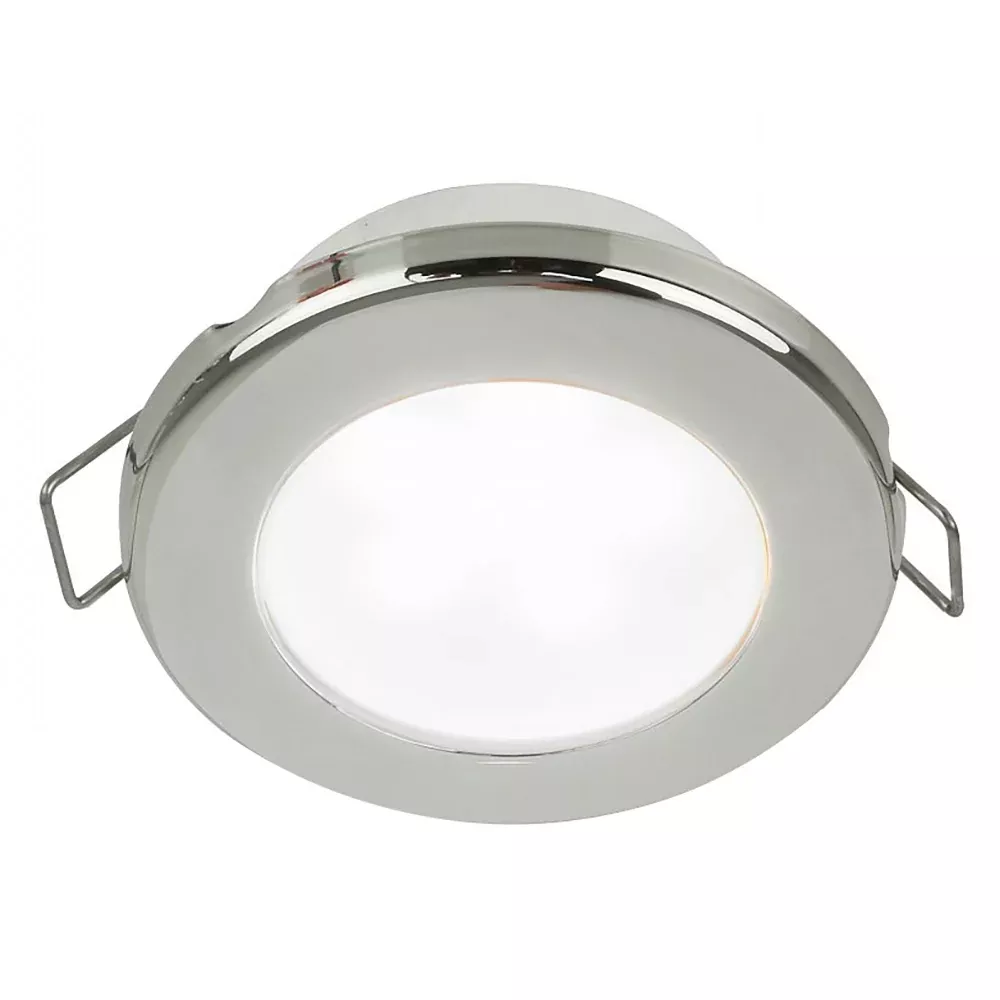 hella-marine-euroled-75-3-quot-round-spring-mount-down-light-white-led-stainless Hella Marine EuroLED 75 3" Round Spring Mount Down Light - White LED - Stainless Steel Rim - 12V