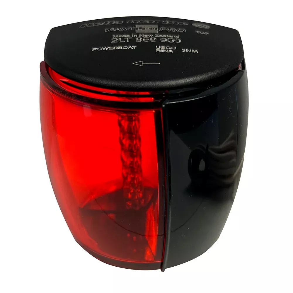 hella-marine-naviled-pro-port-navigation-lamp-black-2nm Hella Marine NaviLED PRO Port Navigation Lamp - Black - 2NM