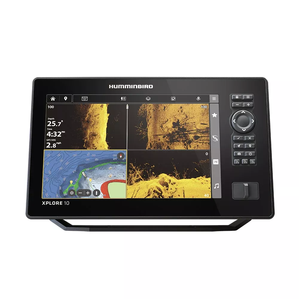 humminbird-xplore-10-cmsi-chartplotter-fishfinder Humminbird XPLORE 10 CMSI+ Chartplotter / Fishfinder