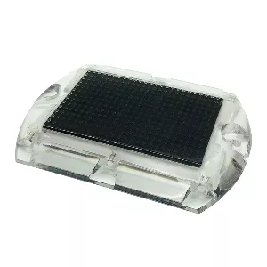 Hydro Glow 3.5' x 4.5' Rectangular LED Ultra Thin Solar Pathway Dock Light 3000K
