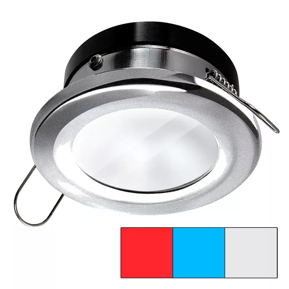 i2systems-apeiron-a1120-spring-mount-light-round-red-cool-white-amp-blue-brushed i2Systems Apeiron A1120 Spring Mount Light - Round - Red, Cool White & Blue - Brushed Nickel