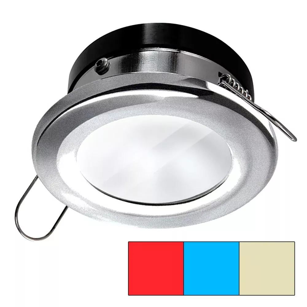 i2systems-apeiron-a1120-spring-mount-light-round-red-warm-white-amp-blue-brushed i2Systems Apeiron A1120 Spring Mount Light - Round - Red, Warm White & Blue - Brushed Nickel