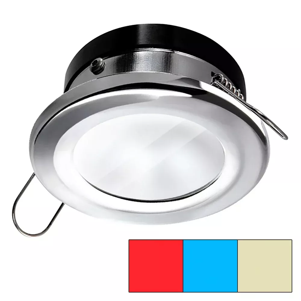 i2systems-apeiron-a1120-spring-mount-light-round-red-warm-white-amp-blue-polishe i2Systems Apeiron A1120 Spring Mount Light - Round - Red, Warm White & Blue - Polished Chrome