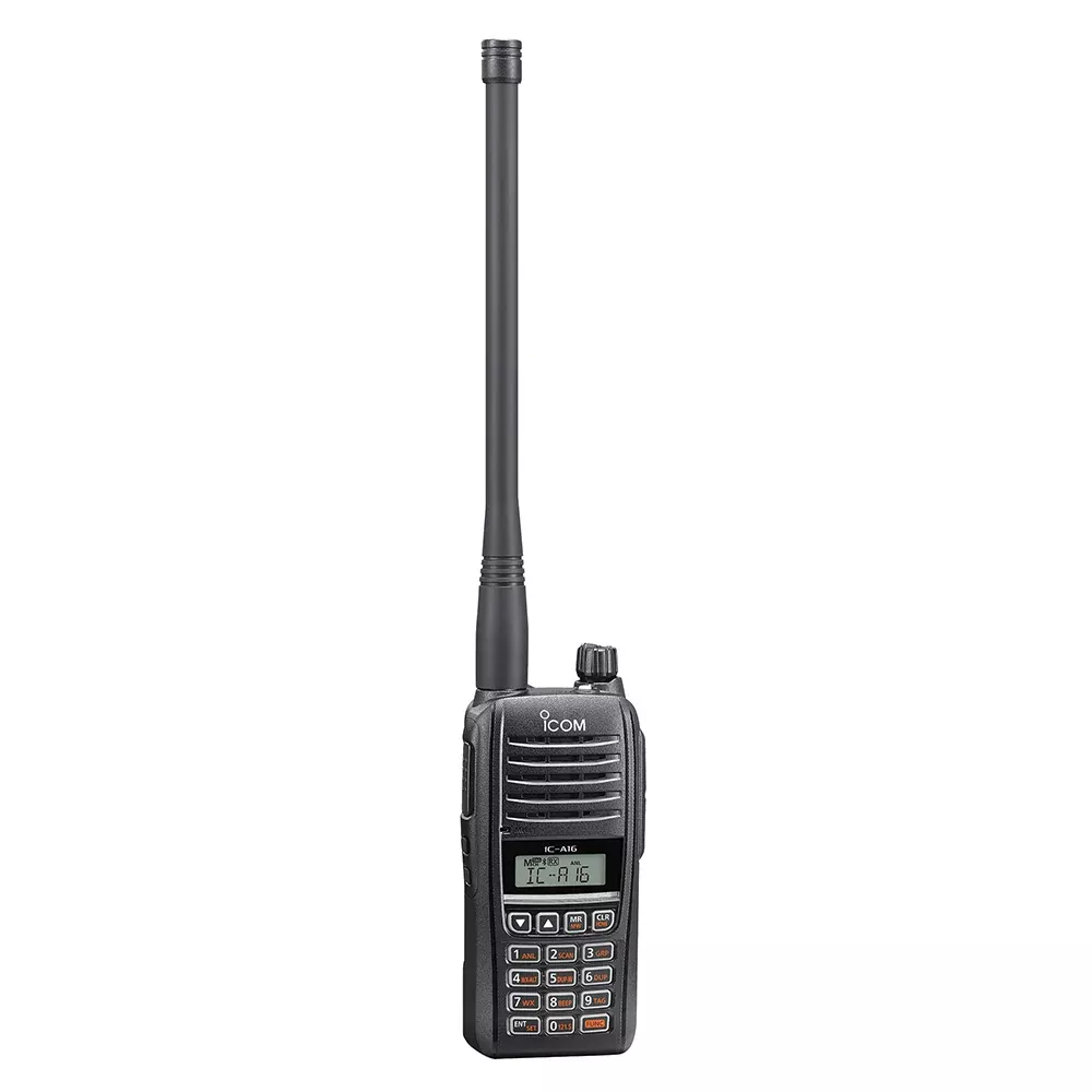 icom-a16-air-band-vhf-com-handheld-transceiver-w-bluetooth Icom A16 Air Band VHF COM Handheld Transceiver w/Bluetooth