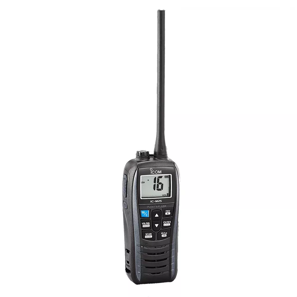 icom-m25-floating-handheld-vhf-marine-radio-5w-black Icom M25 Floating Handheld VHF Marine Radio - 5W -Black