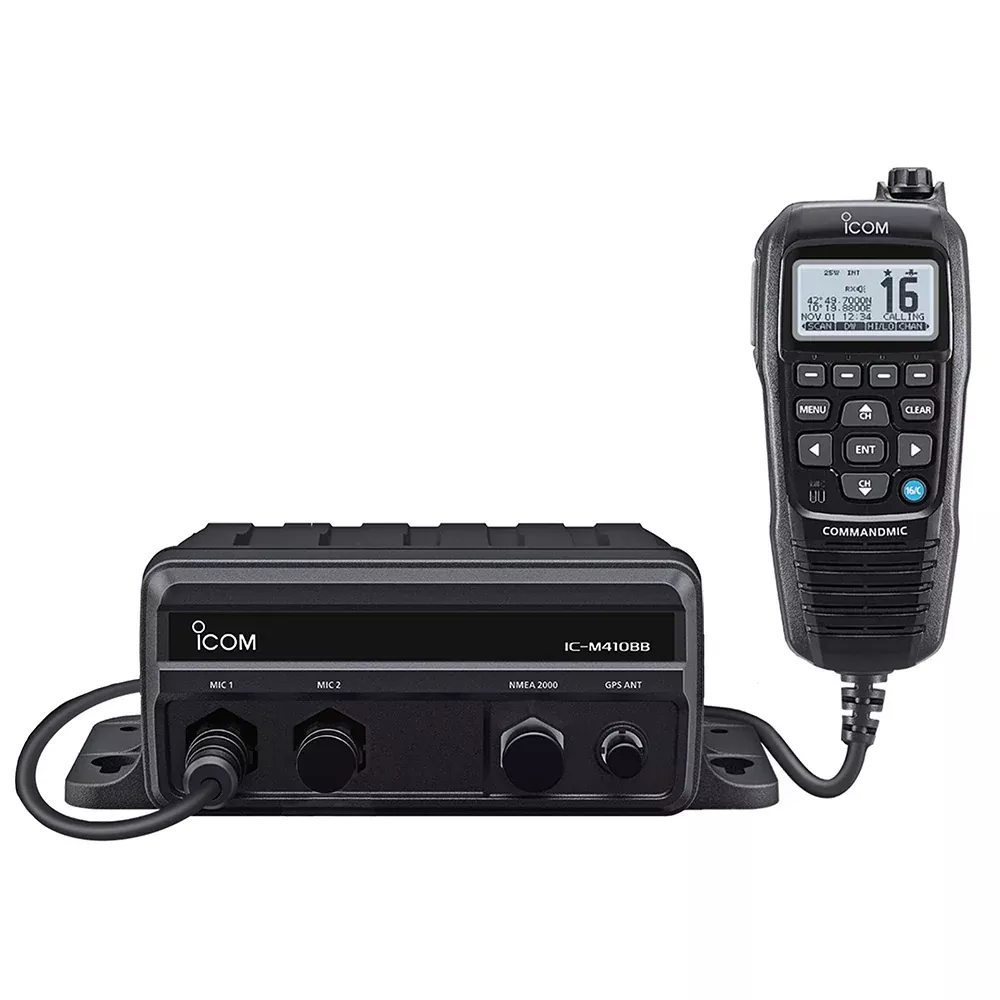 icom-m410bb-11-black-box-vhf-w-black-command-mic-amp-2-command-mic-ports Icom M410BB 11 Black Box VHF w/Black Command Mic & 2 Command Mic Ports