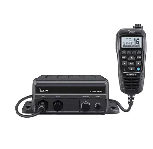 icom-m410bb-black-box-vhf-with-hm195gb-black Icom M410BB Black Box VHF With HM195GB Black