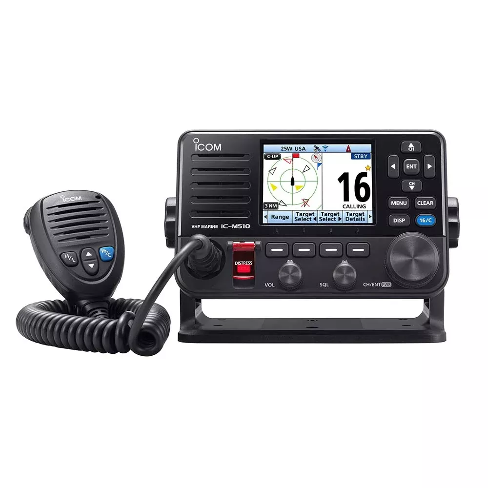 icom-m510-vhf-w-wireless-smart-device-operation-black Icom M510 VHF w/Wireless Smart Device Operation - Black