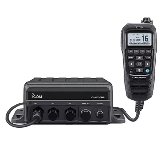 icom-m510bb-black-box-vhf-with-hm195gb-black Icom M510BB Black Box VHF With HM195GB Black