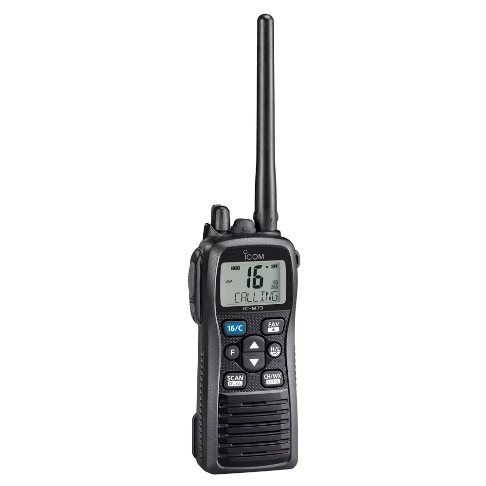 icom-m73-submersible-handheld-vhf-marine-radio-6w Icom M73 Submersible Handheld VHF Marine Radio - 6W