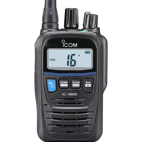 icom-m85ul-ultra-compact-intrinsically-safe-handheld-vhf-marine-radio-w-5w-power Icom M85UL Ultra Compact Intrinsically Safe Handheld VHF Marine Radio w/5W Power Output