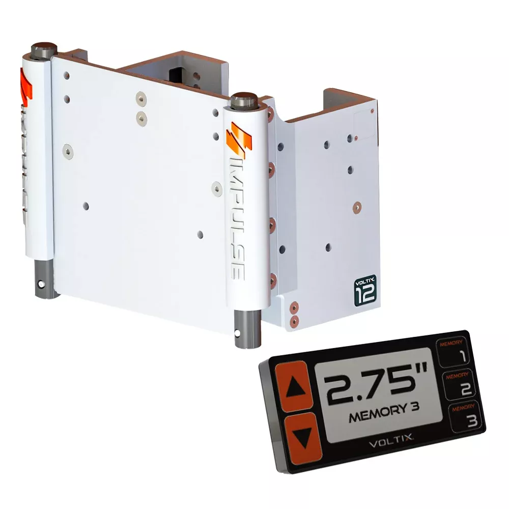 impulse-12-quot-set-back-electric-jack-plate-w-smart-control-white-cerakote IMPULSE 12" Set Back Electric Jack Plate w/Smart Control - White Cerakote
