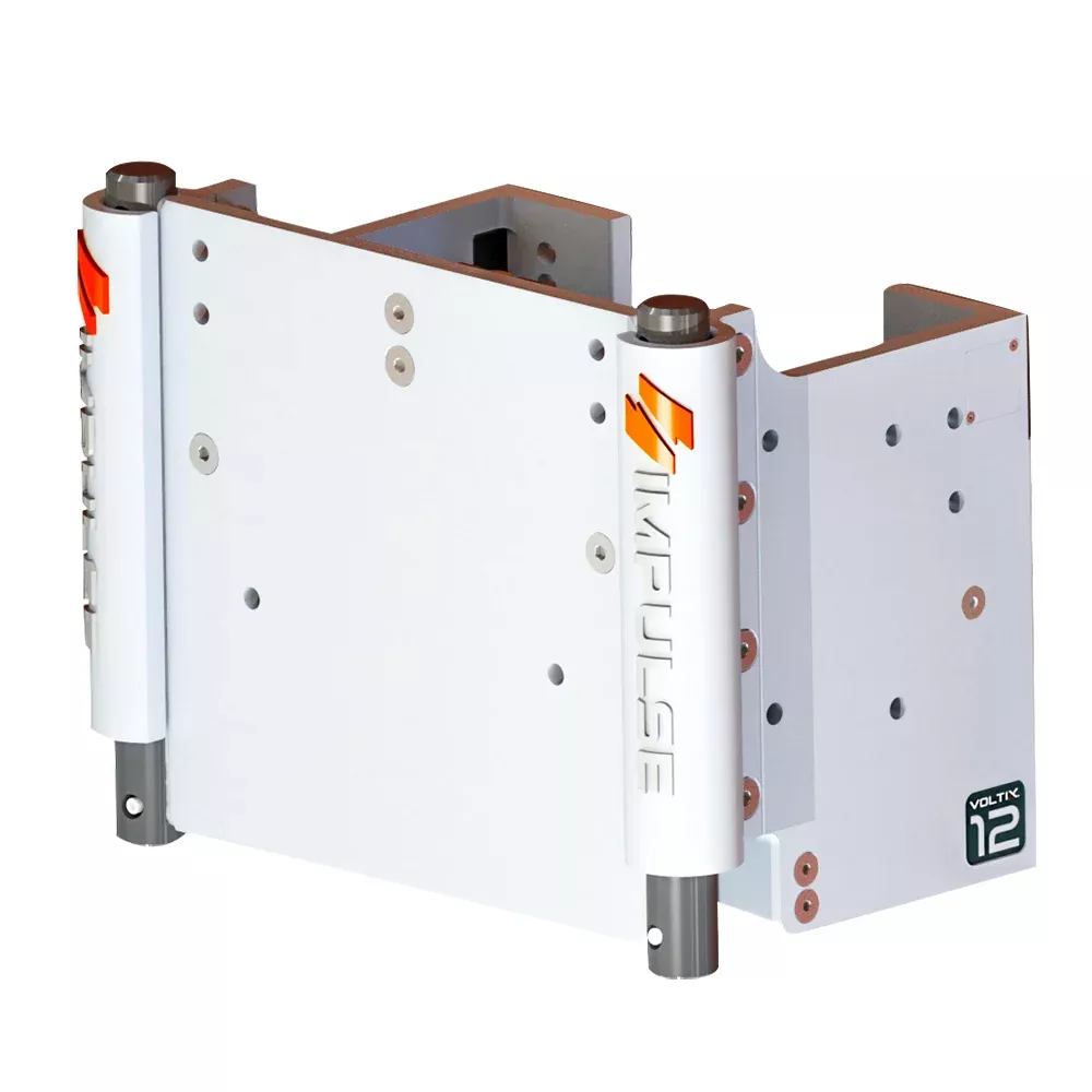 impulse-12-quot-set-back-electric-jack-plate-w-standard-control-white-cerakote IMPULSE 12" Set Back Electric Jack Plate w/Standard Control - White Cerakote