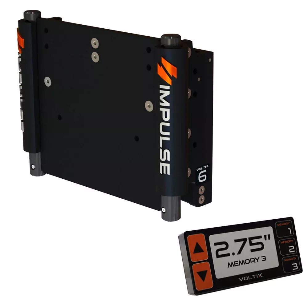 impulse-xl-6-quot-set-back-electric-jack-plate-w-smart-control-black-anodized IMPULSE XL 6" Set Back Electric Jack Plate w/Smart Control - Black Anodized
