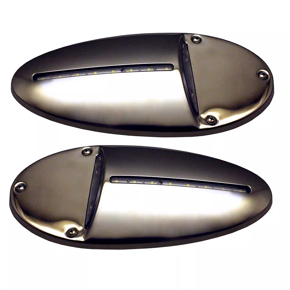innovative-lighting-led-docking-light-mirrored-stainless-steel-pair Innovative Lighting LED Docking Light- Mirrored Stainless Steel - Pair