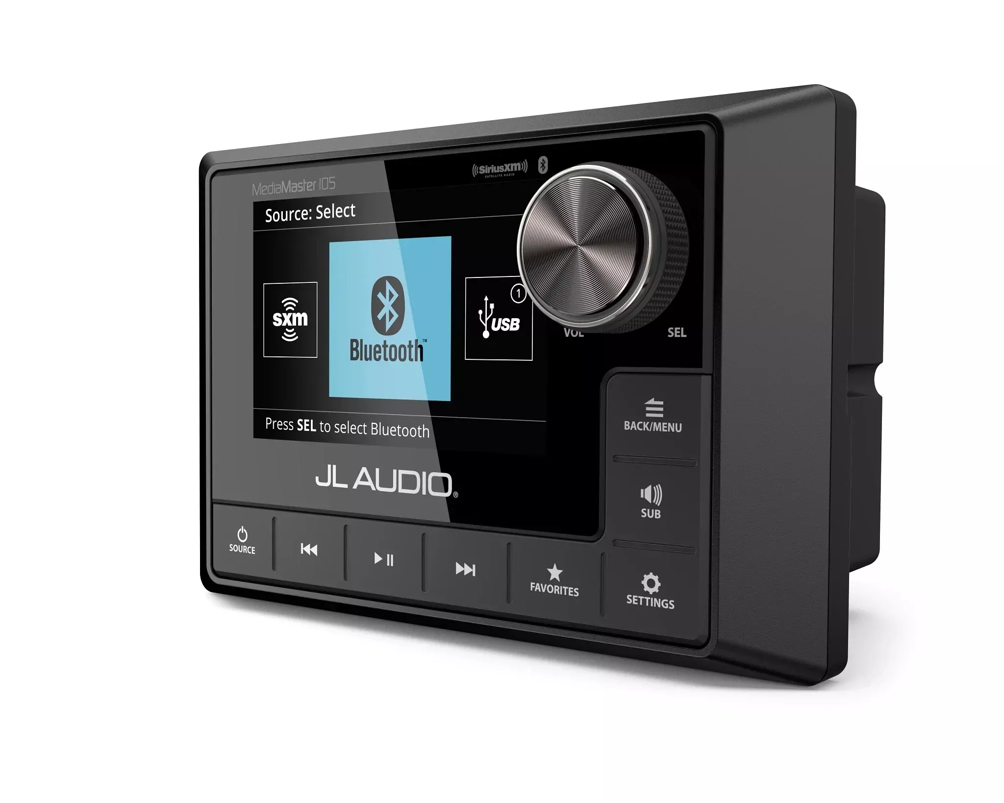 jl-audio-mediamaster-105-weatherproof-source-unit JL Audio MediaMaster 105 Weatherproof Source unit