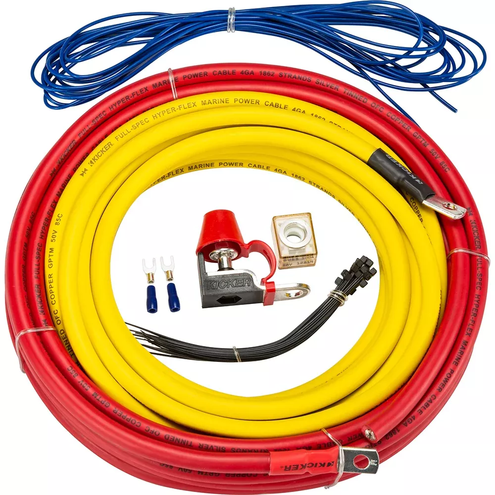 kicker-kmpk4-4awg-amp-power-kit KICKER KMPK4 4AWG Amp Power Kit