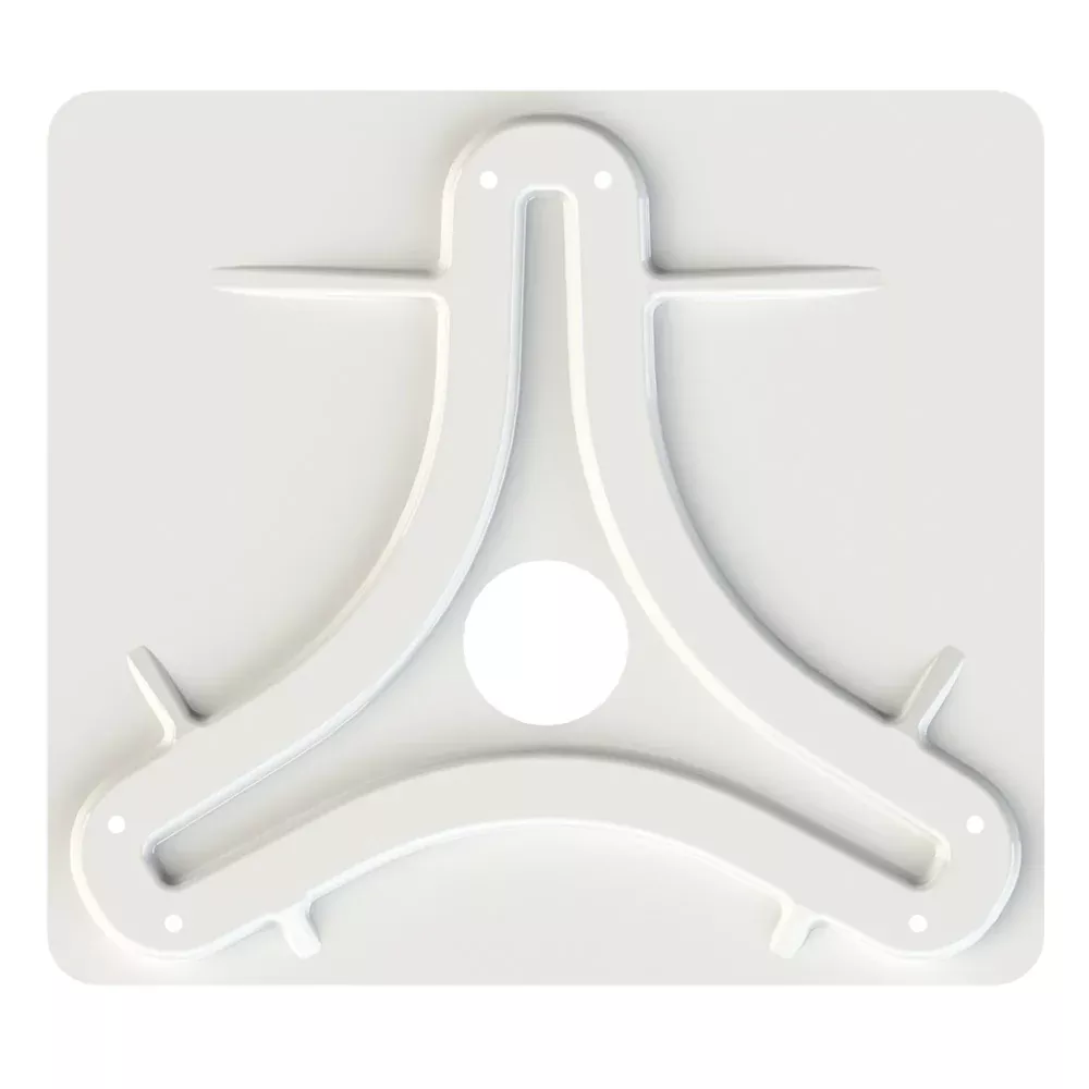 king-jack-trade-omni-antenna-mounting-plate-white KING Jackā¢/Omni Antenna Mounting Plate - White