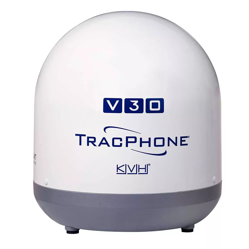kvh-ultra-compact-tracphone-reg-v30-w-dc-bdu KVH Ultra-Compact TracPhone® V30 w/DC-BDU