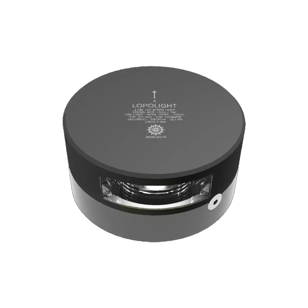 lopolight-135-stern-light-2nm-black-housing-single-horizontal-mount Lopolight 135° Stern Light - 2nm - Black Housing - Single - Horizontal Mount