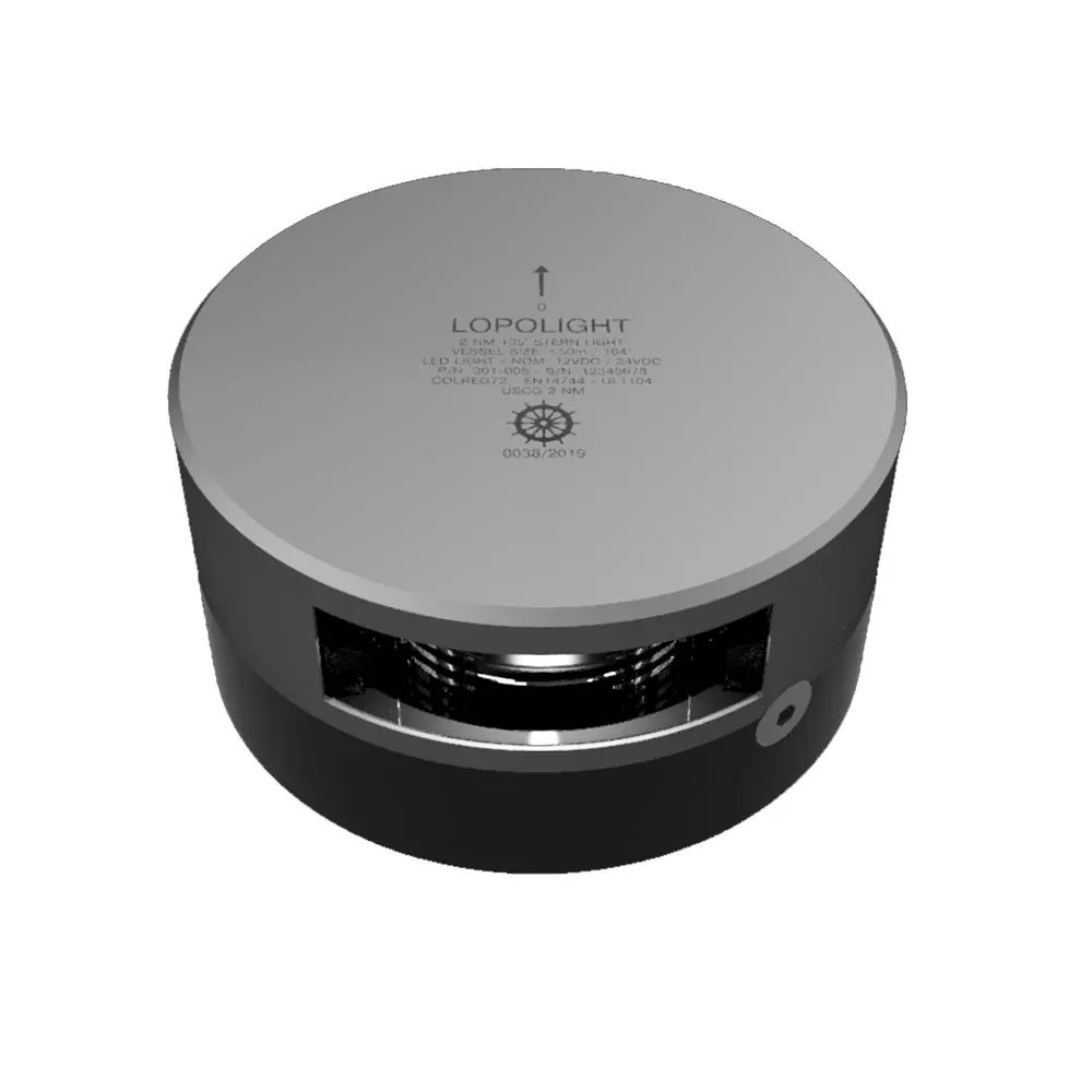 lopolight-135-stern-light-2nm-silver-housing-single-horizontal-mount Lopolight 135° Stern Light - 2nm - Silver Housing - Single - Horizontal Mount