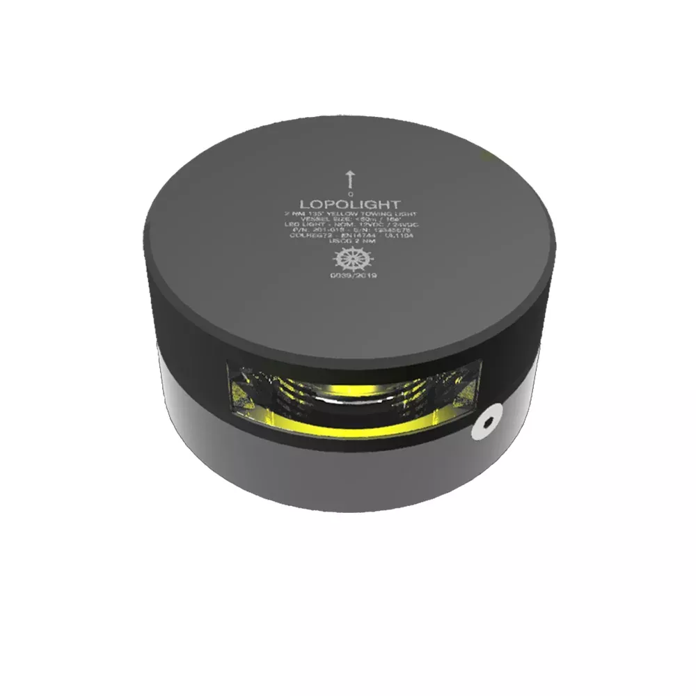 lopolight-135-stern-towing-light-2nm-black-housing-single-horizontal-mount Lopolight 135° Stern Towing Light - 2nm - Black Housing - Single Horizontal Mount