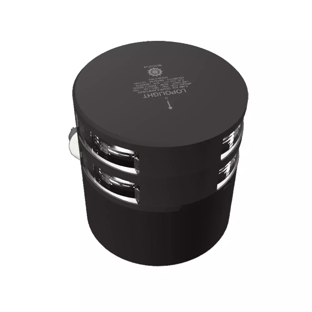 lopolight-double-masthead-light-3nm-black-housing-horizontal-mount Lopolight Double Masthead Light - 3nm - Black Housing - Horizontal Mount