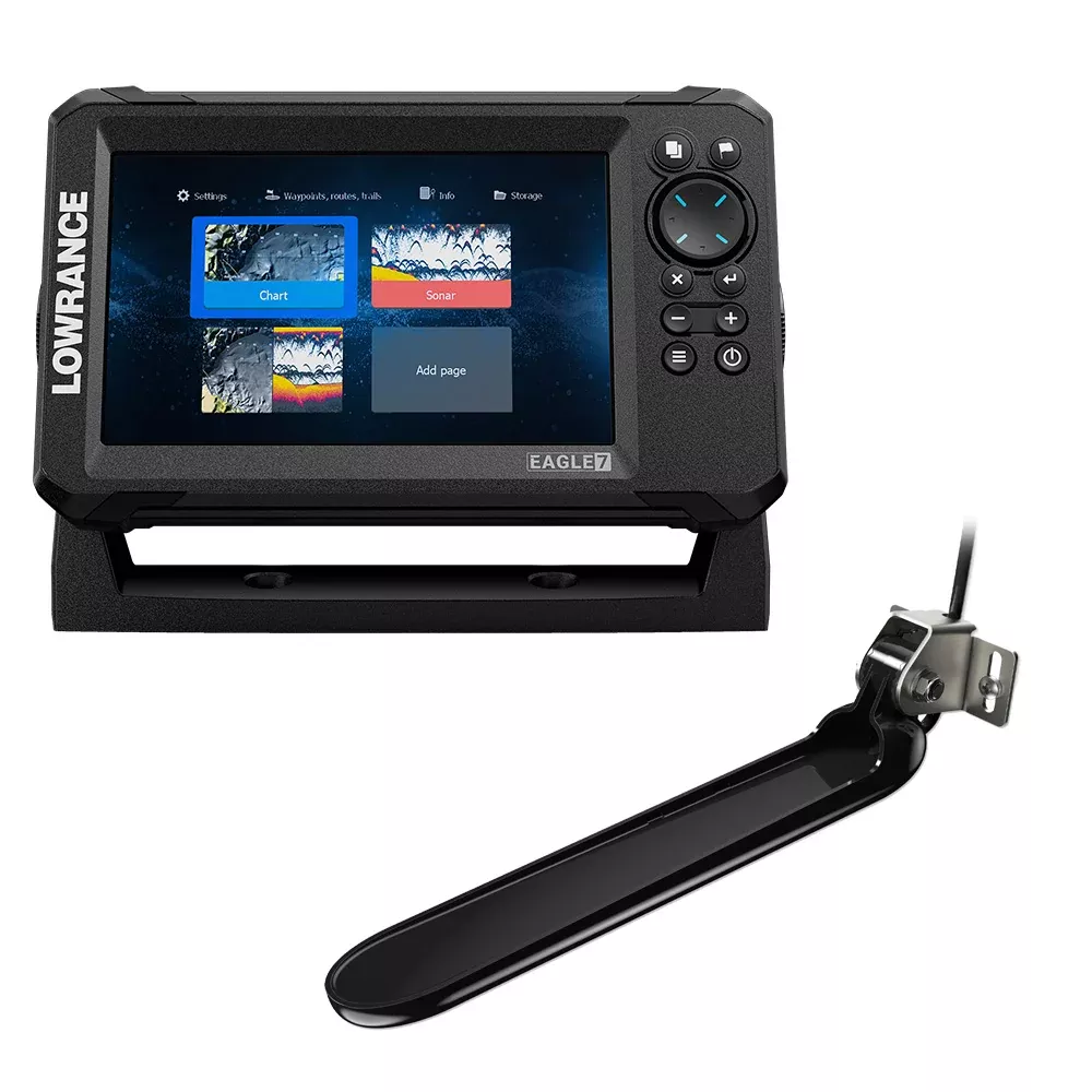 lowrance-eagle-7-w-tripleshot-transducer-amp-u-s-inland-charts Lowrance Eagle 7 w/TripleShot Transducer & U.S. Inland Charts