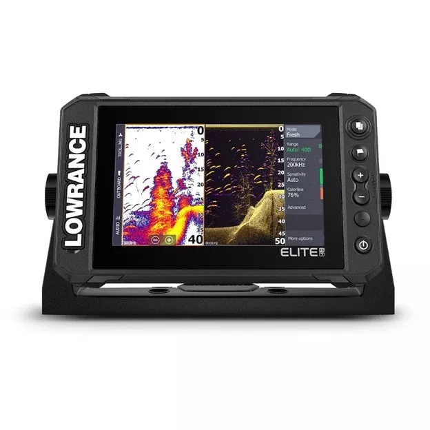 lowrance-elite-fs-7-chartplotter-fishfinder-w-active-imaging-trade-3-in-1-transo Lowrance Elite FS 7 Chartplotter/Fishfinder w/Active Imaging™ 3-in-1 Transom Mount Transducer