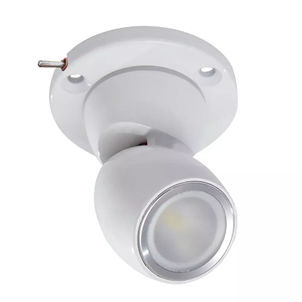 lumitec-gai2-white-light-heavy-duty-base-w-built-in-switch-white-housing Lumitec GAI2 White Light - Heavy-Duty Base w/Built-In Switch - White Housing