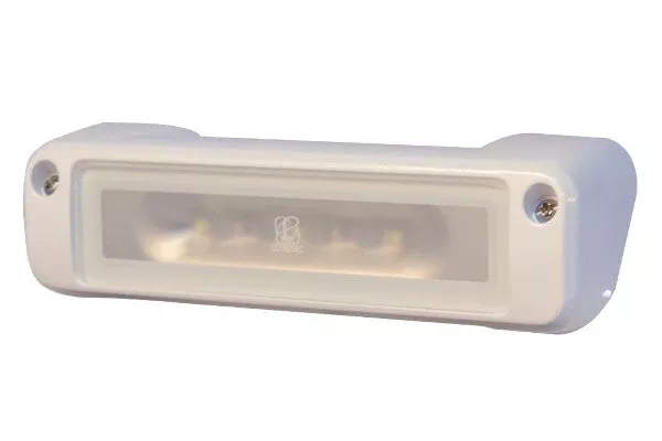 lumitec-perimeter-flood-light-white-led-with-amber-flash-white-finish-12-24v Lumitec Perimeter Flood Light White LED with Amber Flash White Finish 12/24v