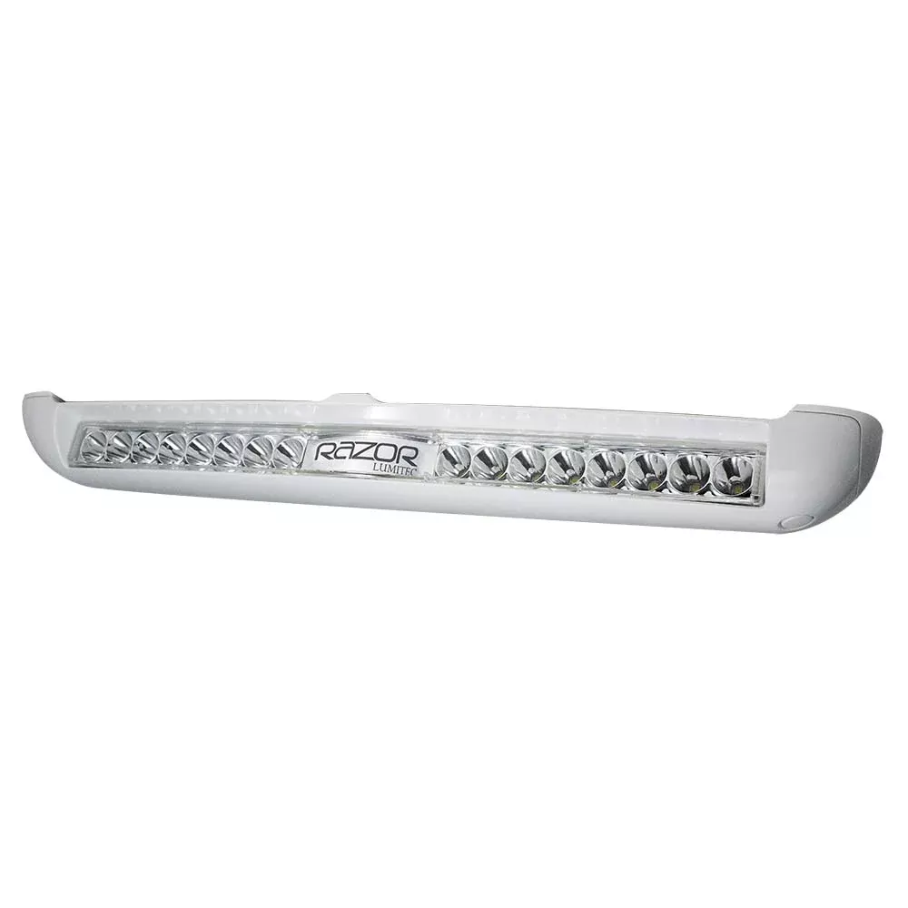 lumitec-razor-light-bar-spot-white-housing-w-inverted-logo-flush-mount Lumitec Razor Light Bar - Spot - White Housing w/Inverted Logo Flush Mount