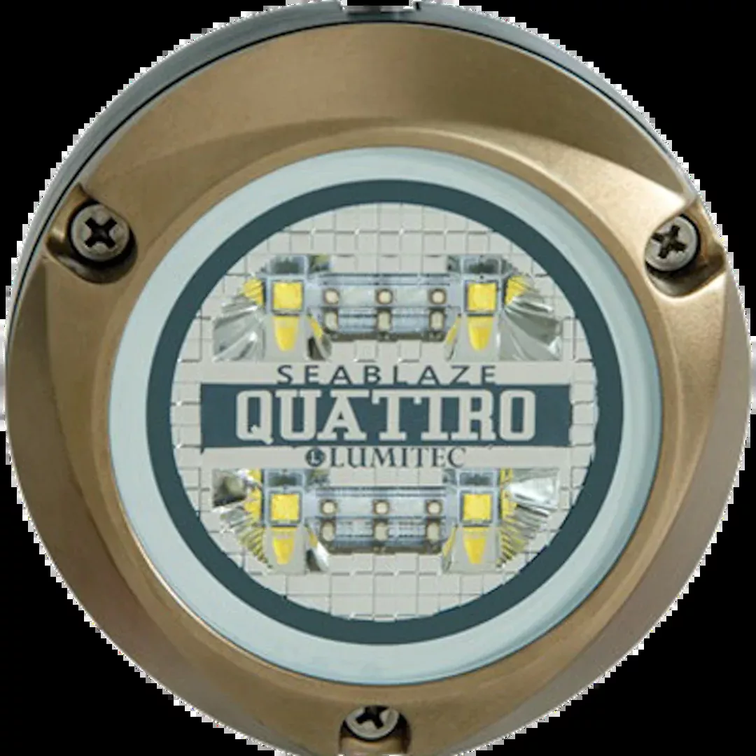 lumitec-seablaze-quattro-led-underwater-light-dual-color-white-blue Lumitec SeaBlaze Quattro LED Underwater Light - Dual Color - White/Blue