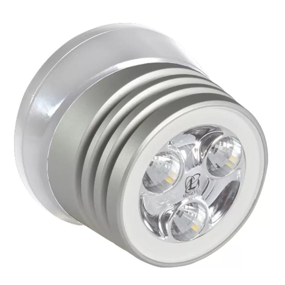 lumitec-zephyr-led-spreader-deck-light-brushed-white-base-white-no Lumitec Zephyr LED Spreader/Deck Light - Brushed White Base - White No