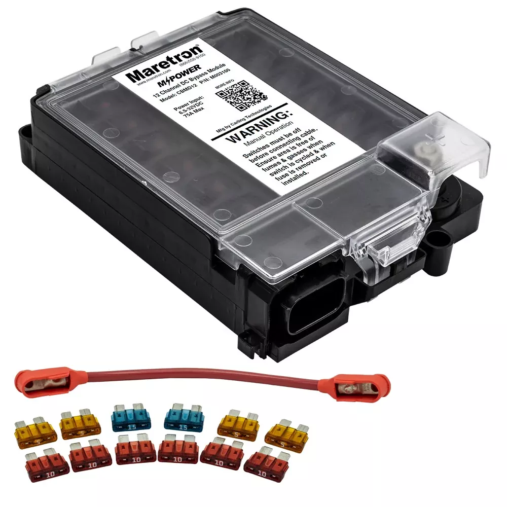 maretron-12-circuit-bypass-module-nmea-2k-w-fuse-pack-amp-jumper-wire Maretron 12 Circuit Bypass Module NMEA 2K w/Fuse Pack & Jumper Wire