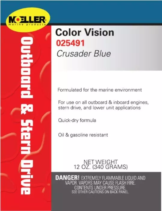 Moeller Marine Products 025491 Engine Paint