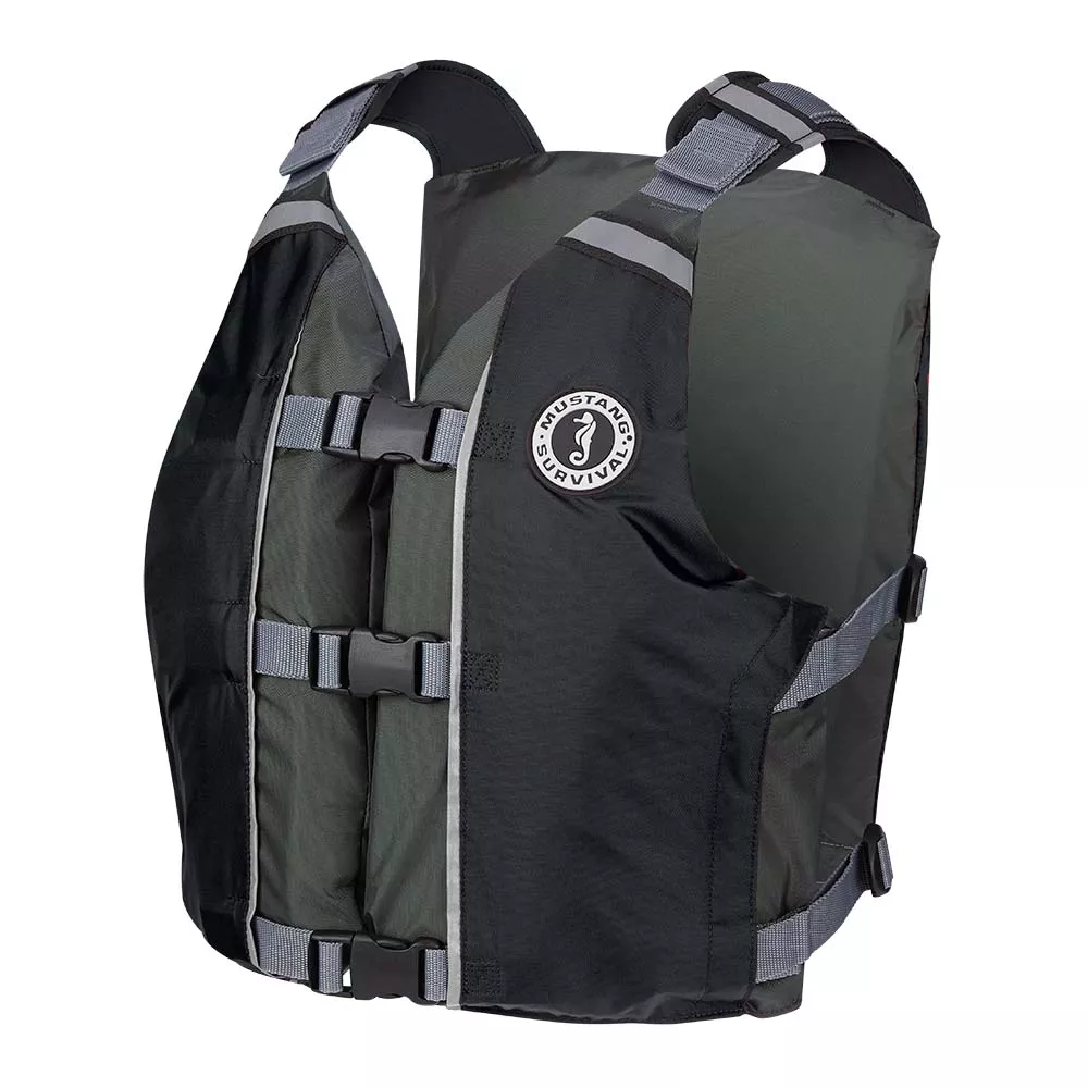 mustang-apf-foam-vest-black-grey Mustang APF Foam Vest - Black/Grey