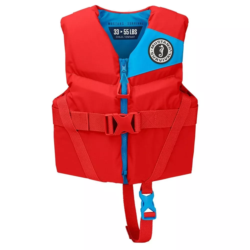 mustang-child-rev-foam-life-vest-imperial-red Mustang Child Rev Foam Life Vest - Imperial Red