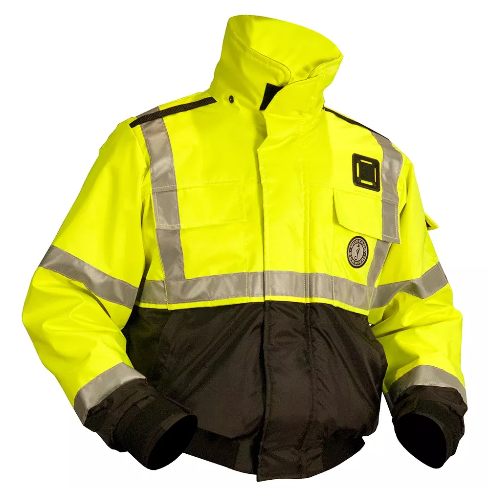 mustang-classic-flotation-bomber-jacket-ansi-hi-vis-fluorescent-yellow-green-xl Mustang Classic Flotation Bomber Jacket ANSI - Hi-Vis Fluorescent Yellow/Green - XL