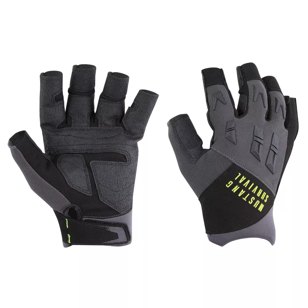 mustang-ep-3250-open-finger-gloves-x-large-grey-black Mustang EP 3250 Open Finger Gloves - X-Large - Grey/Black