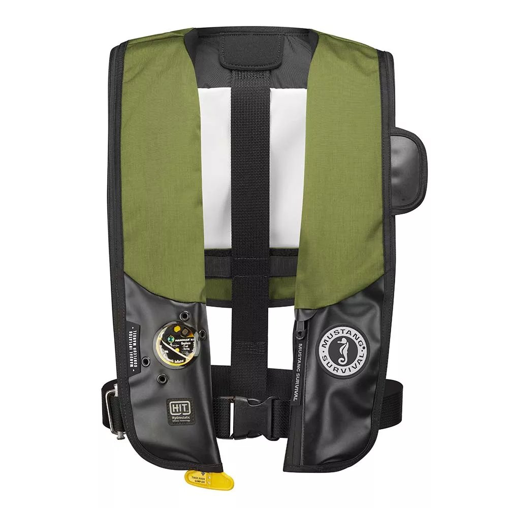 Mustang HIT Inflatable PFD f/Law Enforcement Olive - Black