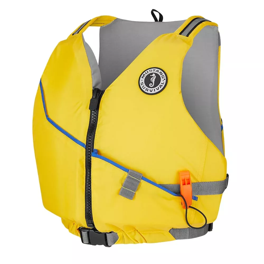 Mustang Journey Foam Vest - Yellow - X-Large/XX-Large