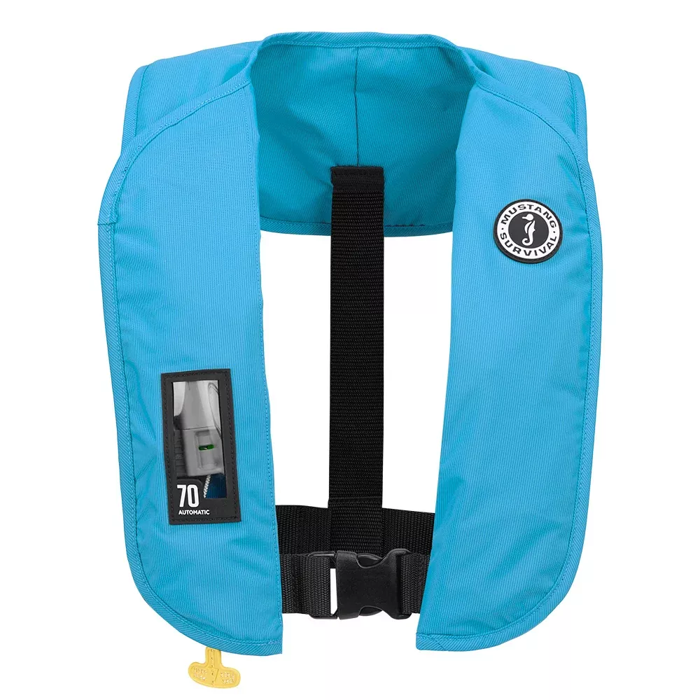 Mustang MIT 70 Automatic Inflatable PFD - Azure Blue