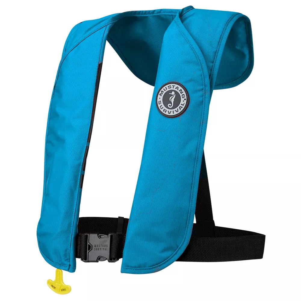 Mustang MIT 70 Manual Inflatable PFD Manual - Azure Blue
