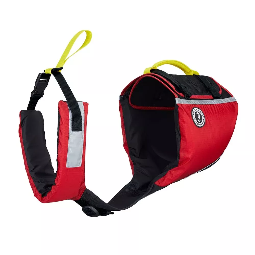 mustang-underdog-foam-flotation-dog-jacket-red-black-medium Mustang Underdog Foam Flotation Dog Jacket - Red/Black - Medium